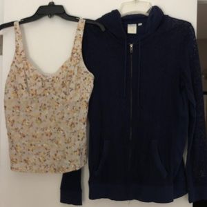Bundle of TWO Free People and E by Eloise tops, The Vampire Diaries VHTF!